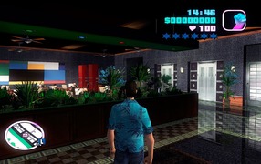 Reshade preset for Grand Theft Auto Vice City for remaster game with next-gen post-process
