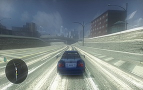 Winter Reshade preset for Need For Speed Most Wanted for remaster game with next-gen post-process