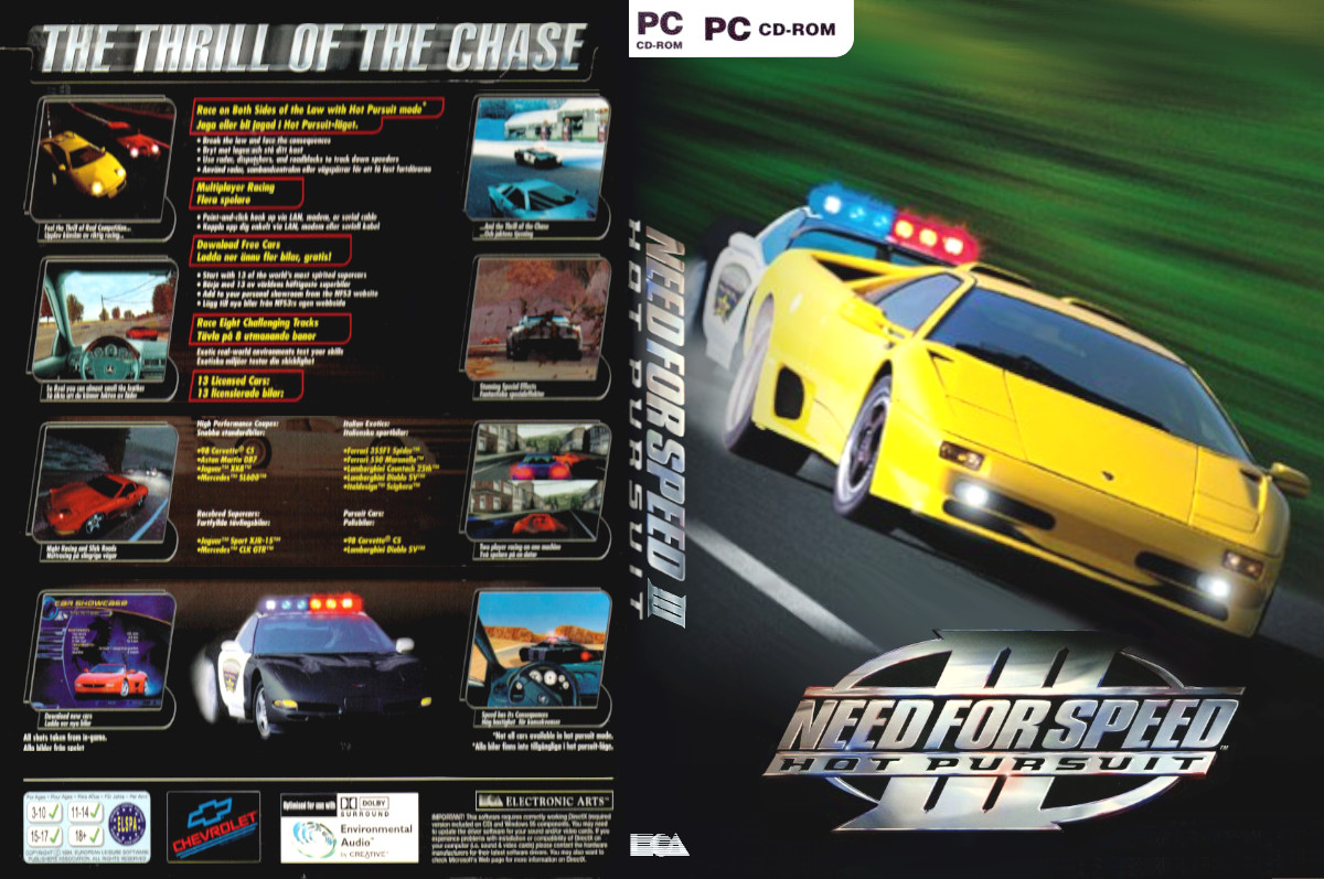 Need for Speed 3 Cover Screenshot Game