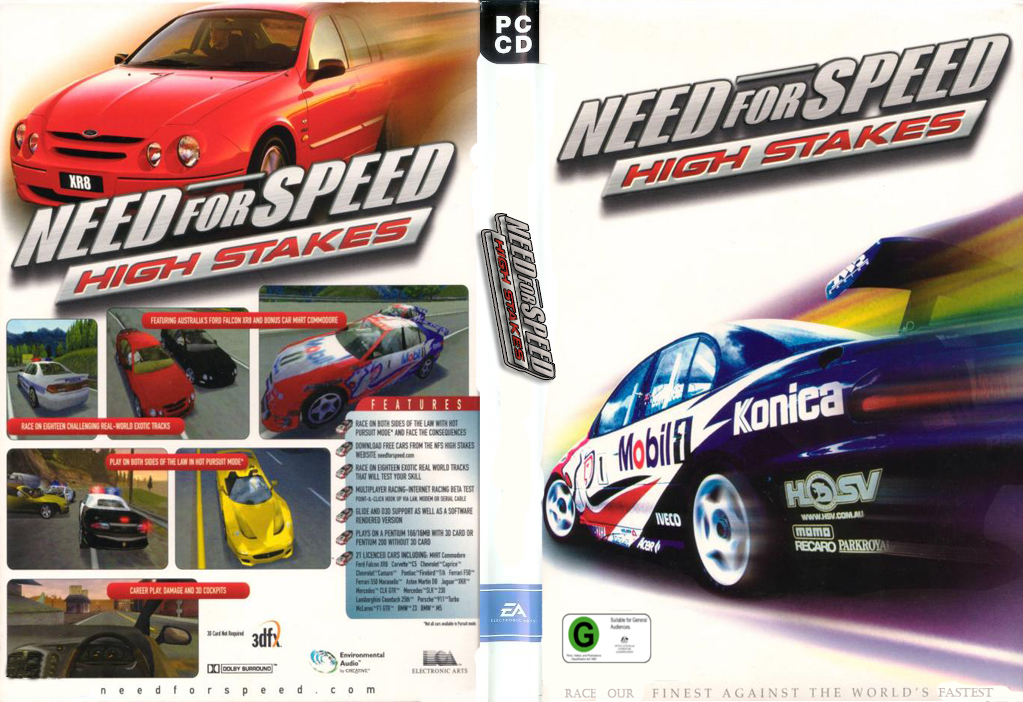 Need for Speed 4 Cover Screenshot Game